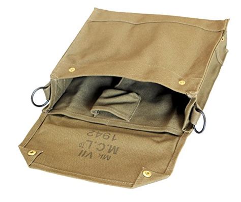 replica wwii era british mk vii gas mask bag|british mkvii gas bag.